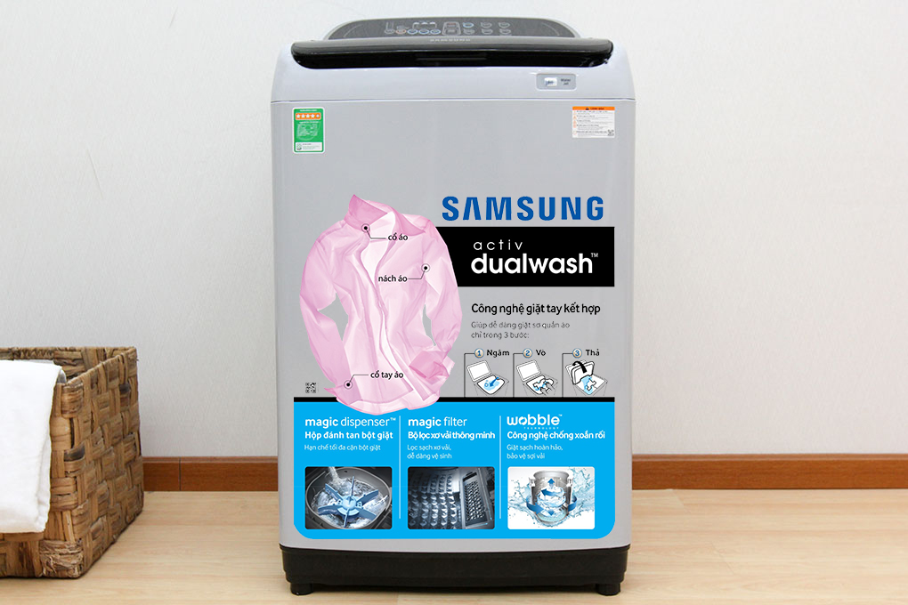 Bán máy giặt Samsung 8.5 kg WA85J5712SG/SV