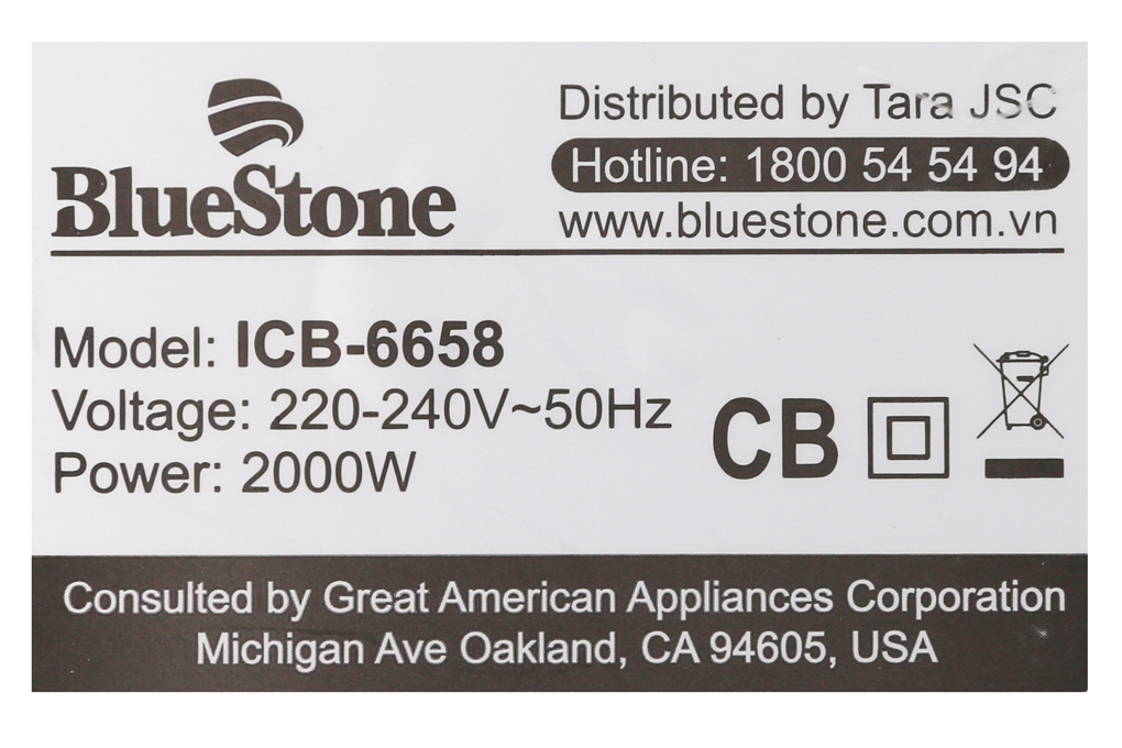 Bếp từ BlueStone ICB-6658