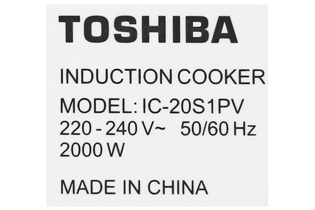 Bếp từ Toshiba IC-20S1PV