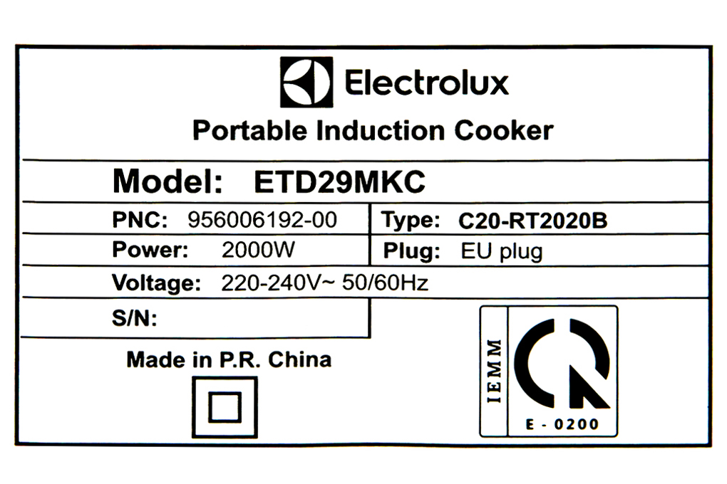 Bếp từ Electrolux ETD29MKC