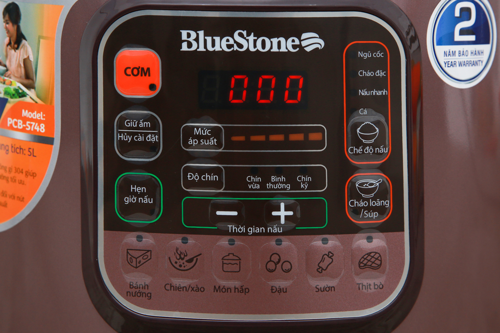 Nồi áp suất điện Bluestone PCB-5748 5 lít