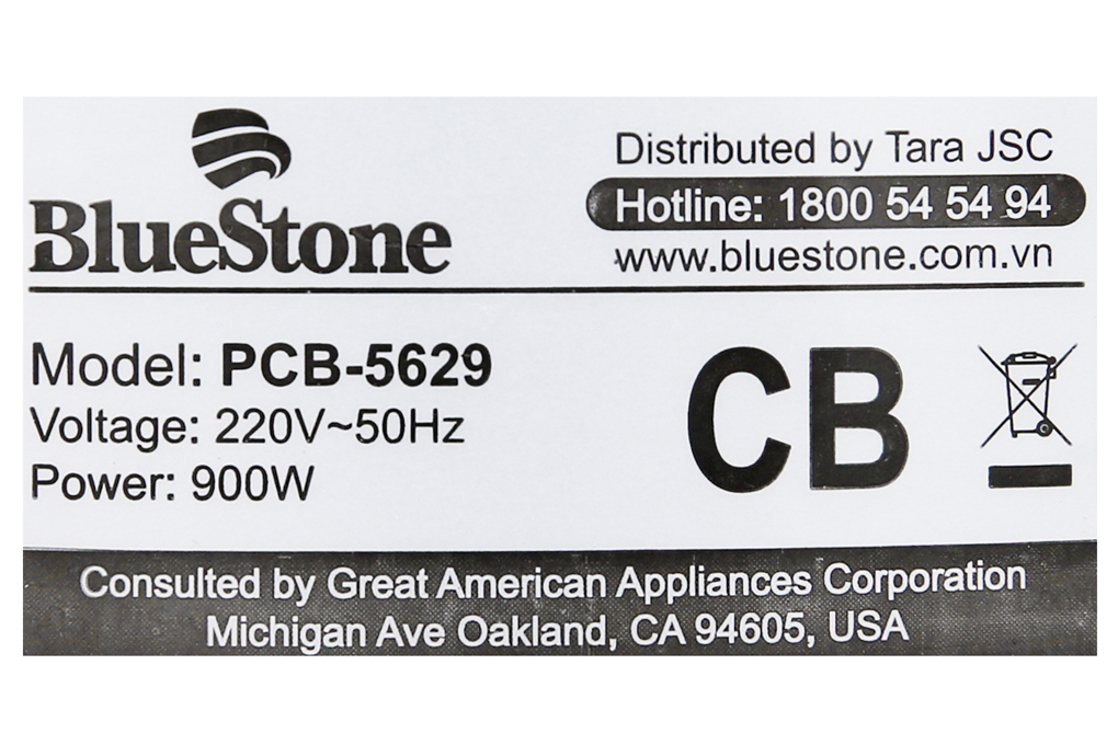 Nồi áp suất điện Bluestone PCB-5629 5 lít
