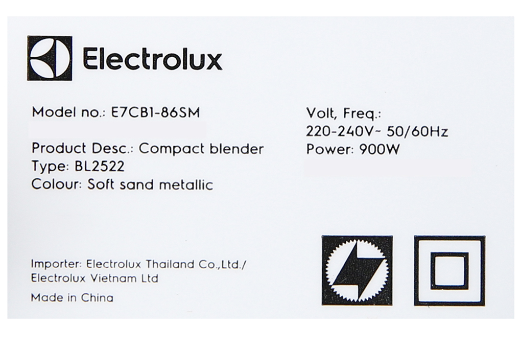 Máy xay sinh tố Electrolux E7CB1-86SM