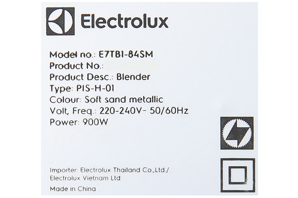 Máy xay sinh tố Electrolux E7TB1 84SM