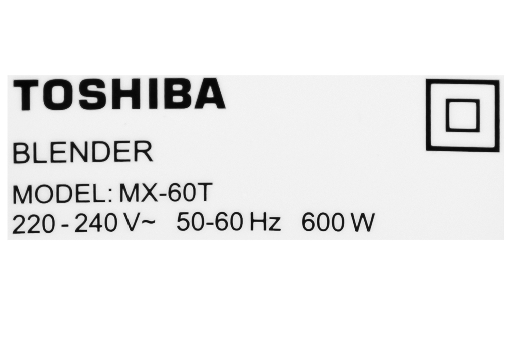 Máy xay sinh tố Toshiba MX-60T(H)
