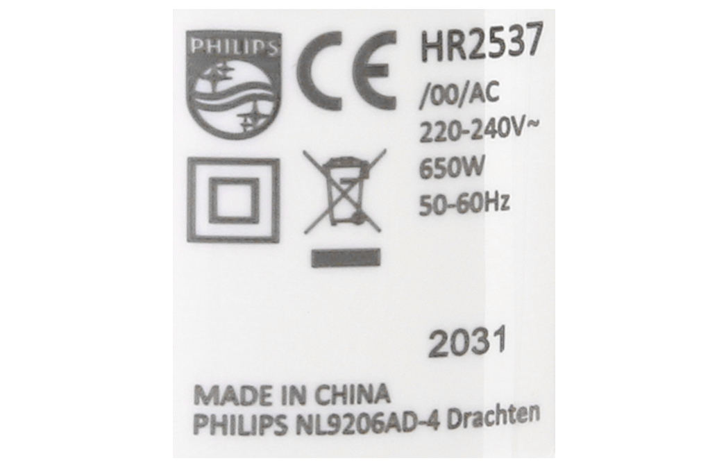 Máy xay sinh tố cầm tay Philips HR2537