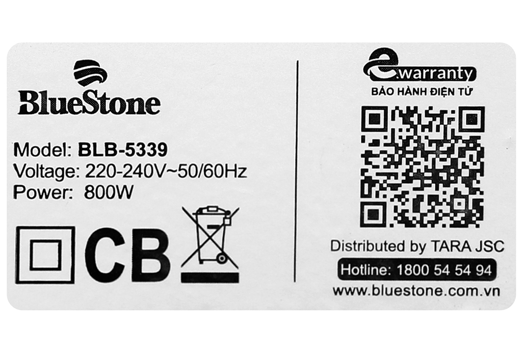 Máy xay sinh tố Bluestone BLB-5339