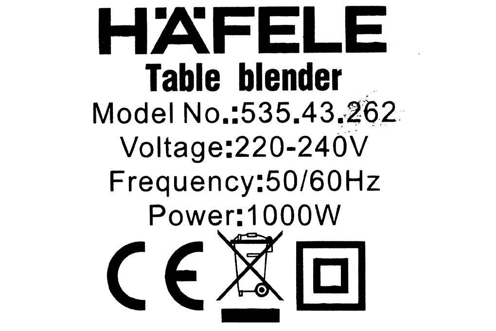 Bán máy xay sinh tố đa năng Hafele GS-603 (535.43.262)
