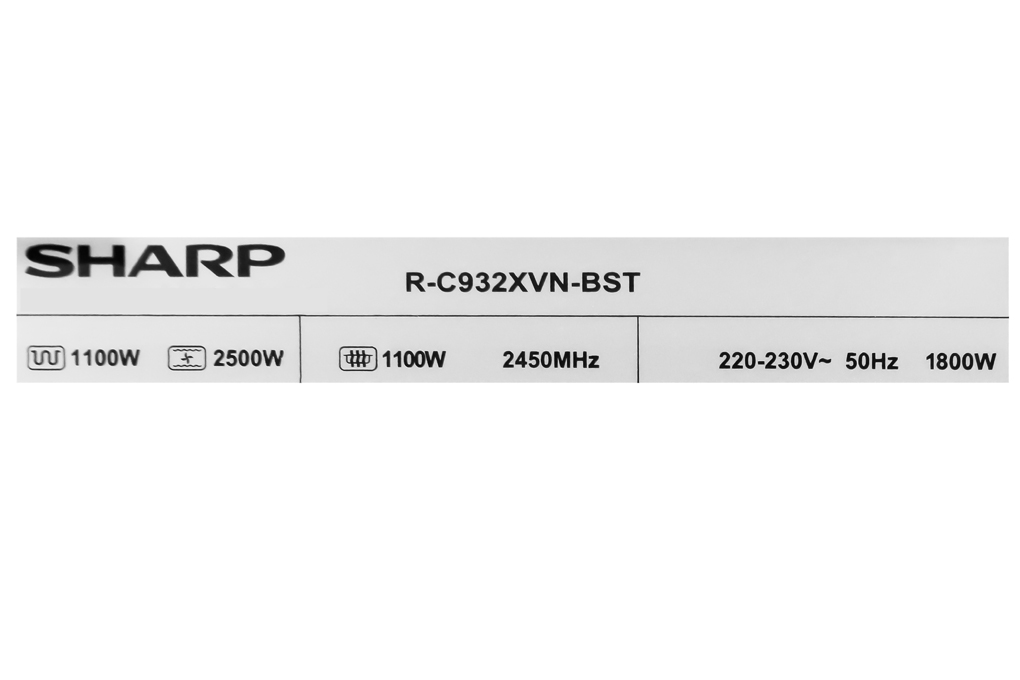 Lò vi sóng Sharp R-C932XVN-BST