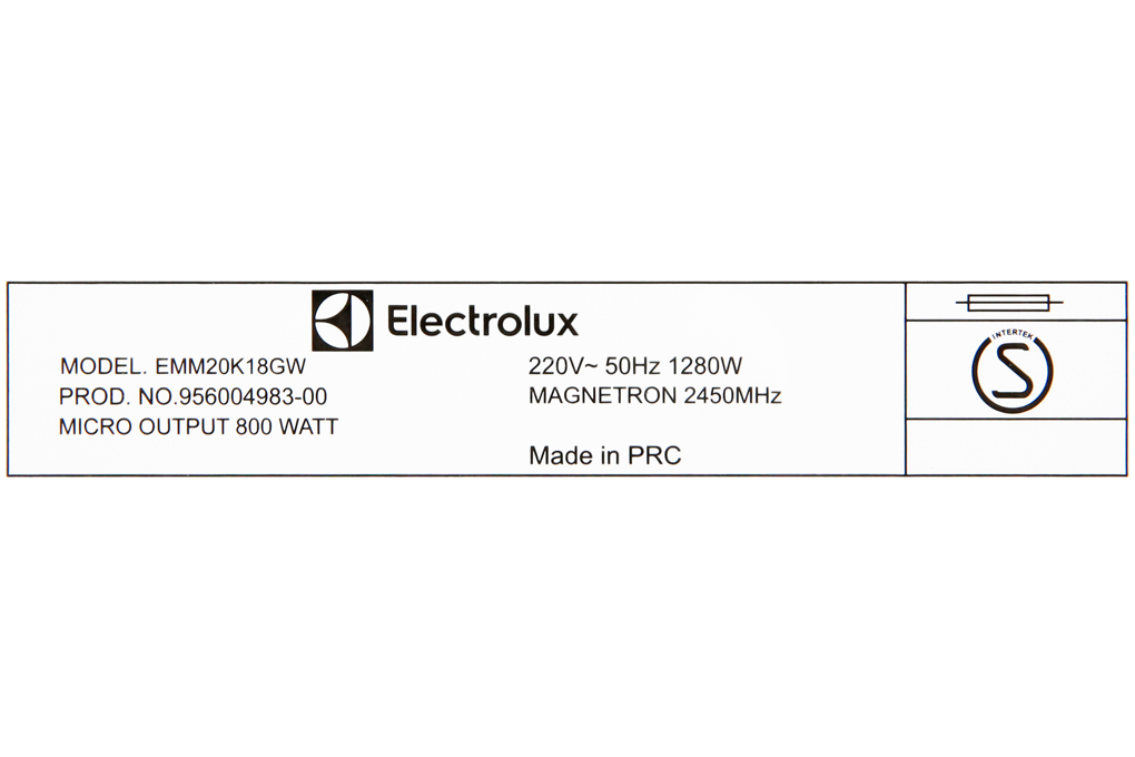 Lò vi sóng Electrolux EMM20K18GW 20 lít