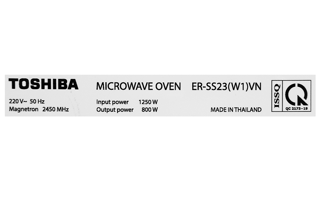 Lò vi sóng Toshiba ER-SS23(W1)VN 23 lít