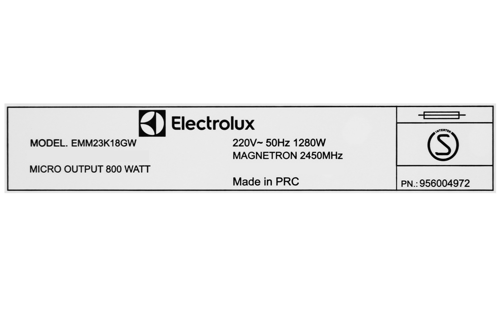 Lò vi sóng Electrolux EMM23K18GW 23 lít