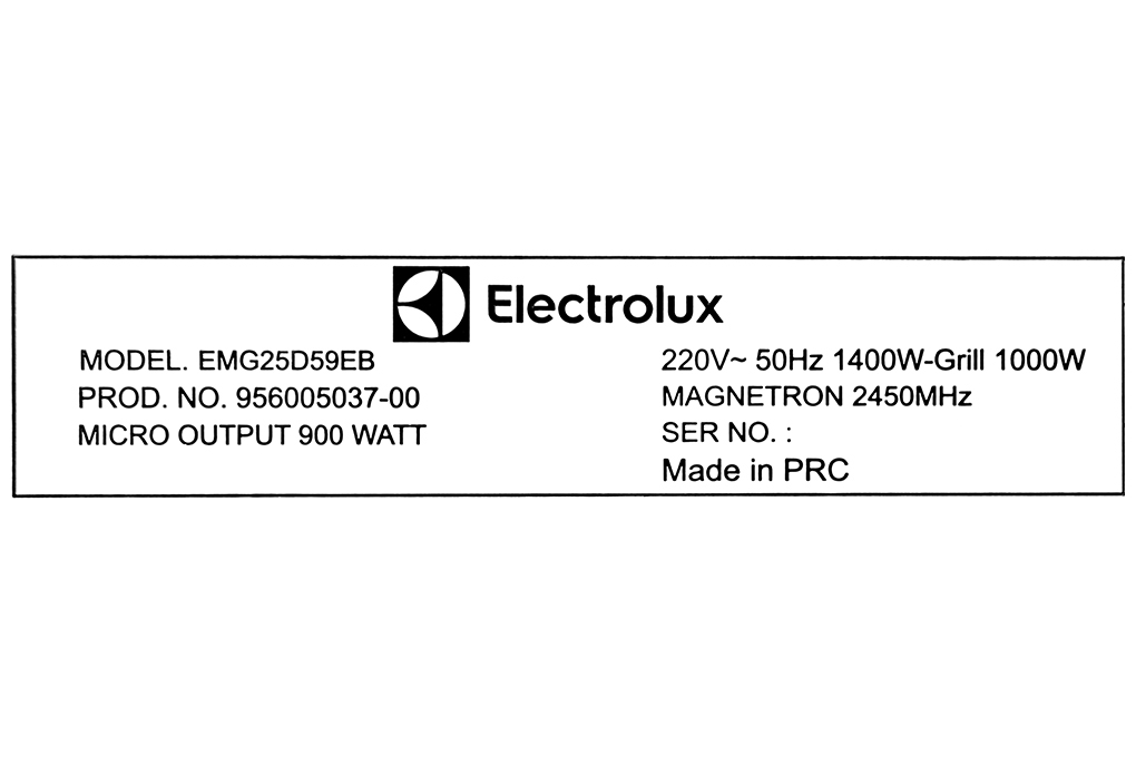 Lò vi sóng Electrolux EMG25D59EB 25 lít