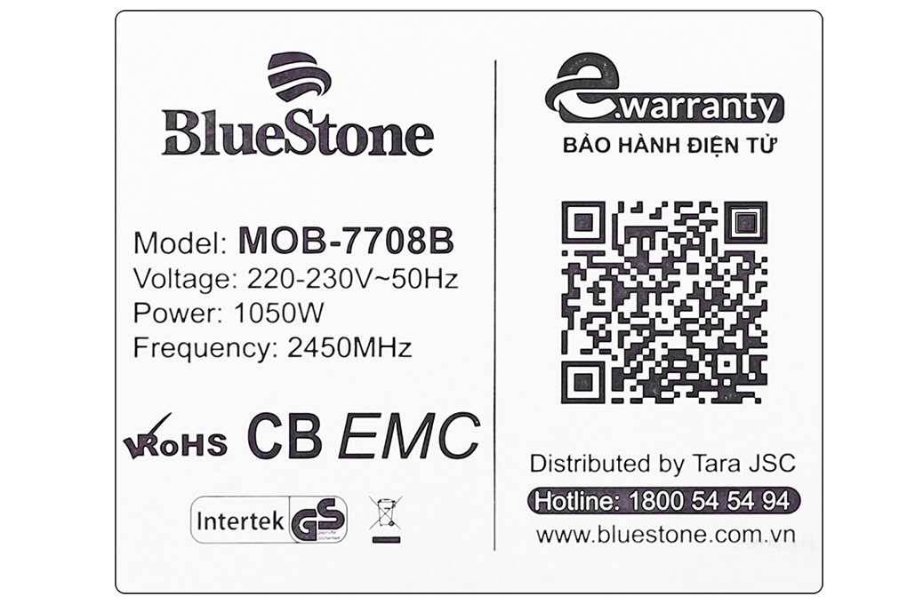 Lò vi sóng Bluestone MOB-7708B 20 lít