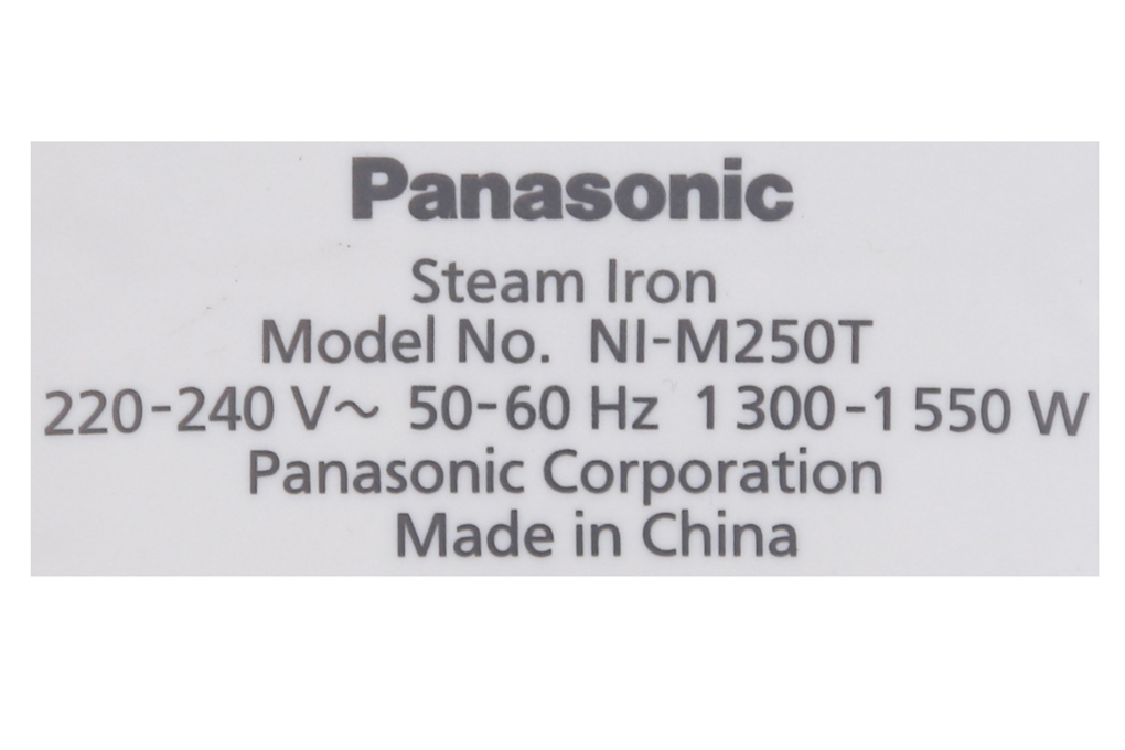Bàn ủi hơi nước Panasonic NI-M250TPRA