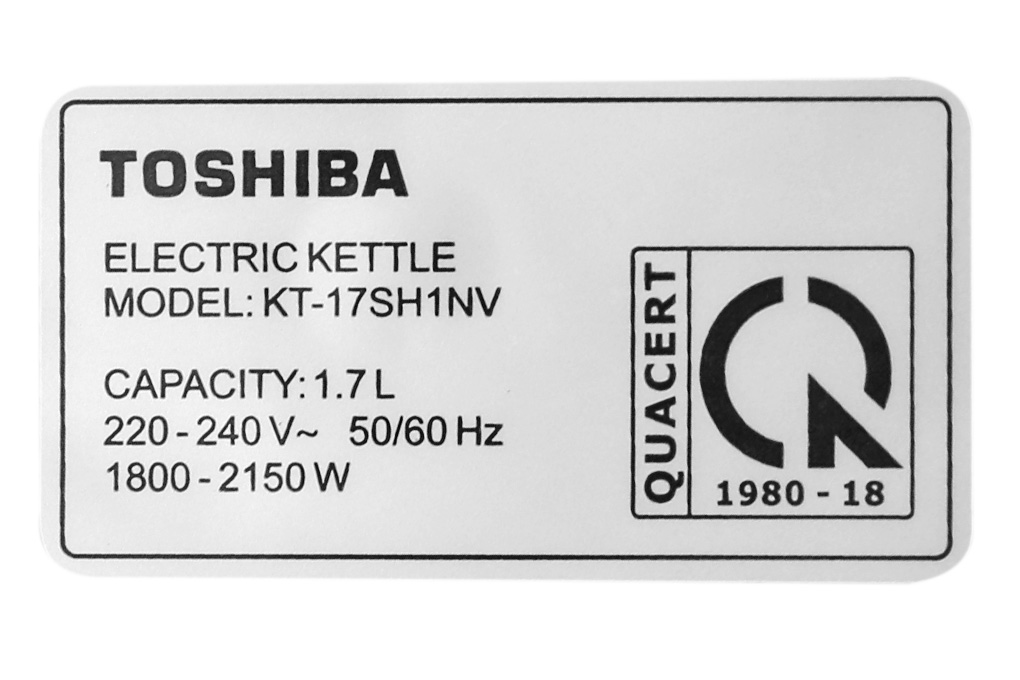 Bình đun siêu tốc Toshiba 1.7 lít KT-17SH1NV