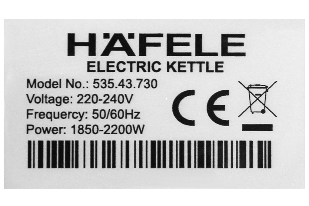 Bình đun siêu tốc Hafele T-9017 1L