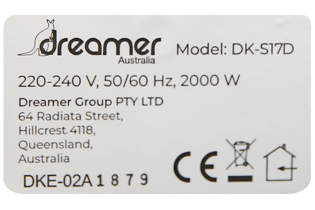 Bình đun siêu tốc thông minh Dreamer DK-S17D