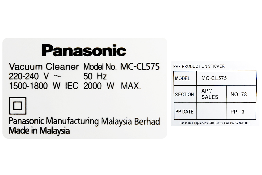 Máy hút bụi Panasonic MC-CL575KN49 2000W
