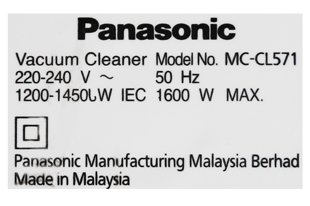 Máy hút bụi Panasonic MC-CL571GN49 1600W