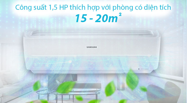 Máy lạnh Samsung Inverter 1.5 HP AR13NVFXAWKNSV