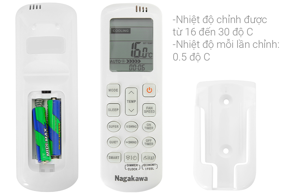 Máy lạnh Nagakawa Inverter 2 HP NIS-C18R2H10 Mới 2021