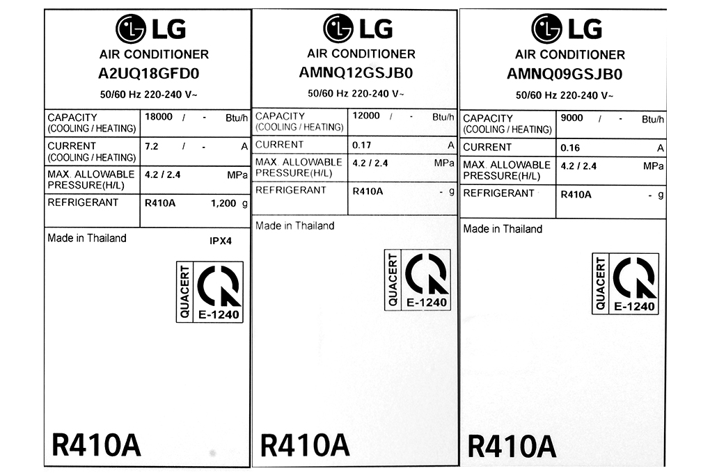 Bộ multi LG 2 dàn lạnh 1 HP AMNQ09GSJB0 và 1.5 HP AMNQ12GSJB0