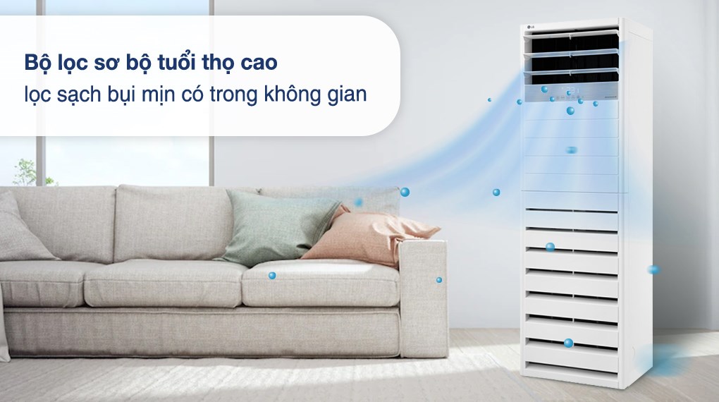 Máy lạnh tủ đứng Inverter LG 4.0 HP APNQ36GR5A4 (3 Pha)