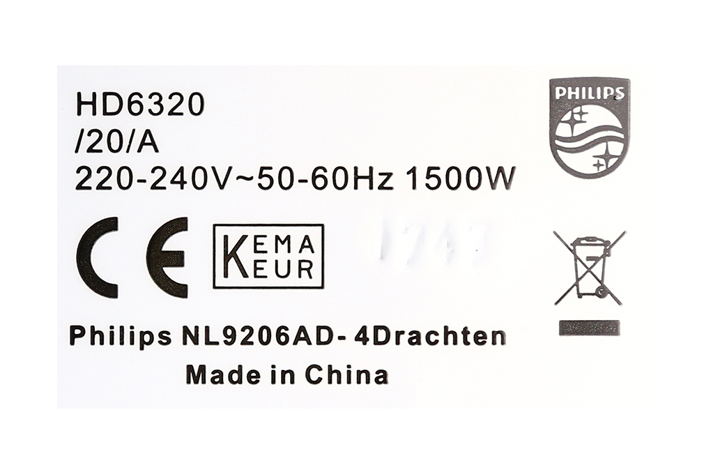 Bếp nướng điện Philips HD6320 1500W