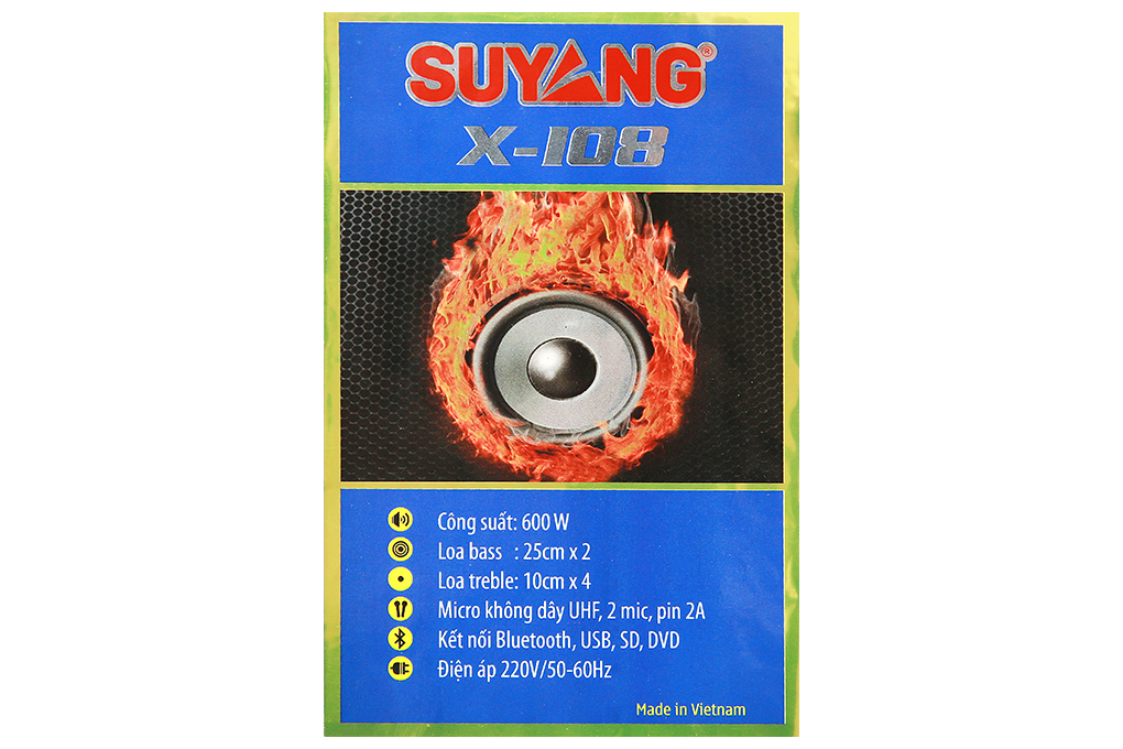 Loa điện Karaoke SuYang X-108 600 W