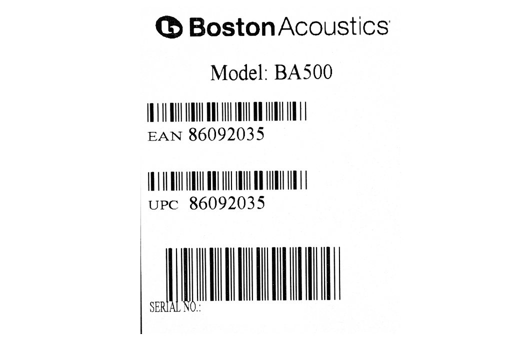 Thiết bị khuếch đại âm tần Boston Acoustics BA500