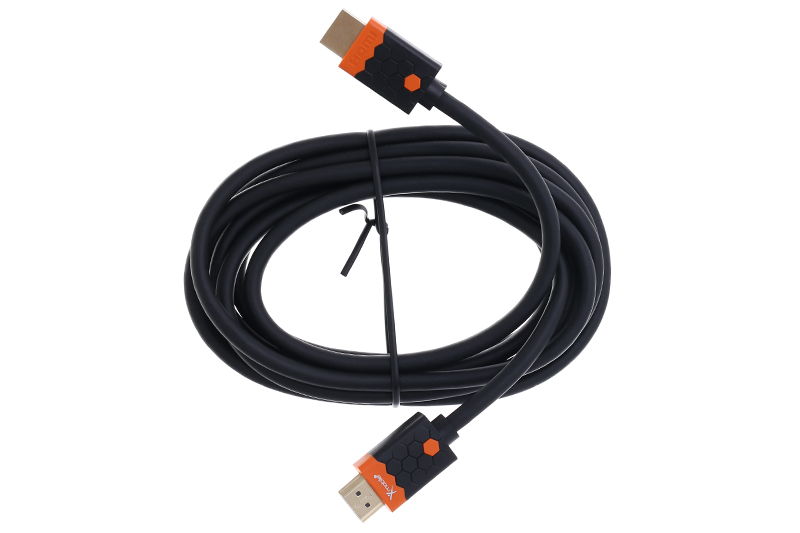Cáp HDMI 2.0 Tròn 3.0m Xmobile DS141-3TB Đen Cam