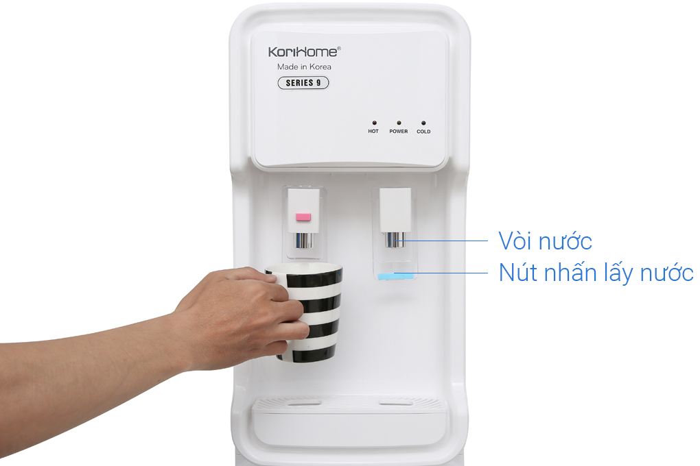 Máy lọc nước RO nóng lạnh Korihome WPK-903 7 lõi