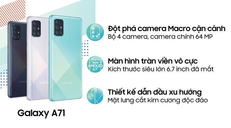 Điện thoại Samsung Galaxy A71
