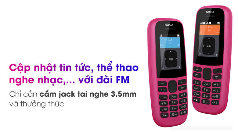 Điện thoại Nokia 105 Single SIM (2019)