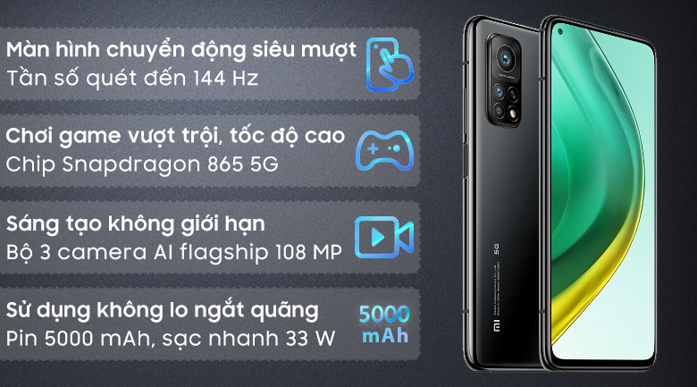 Điện thoại Xiaomi Mi 10T Pro 5G