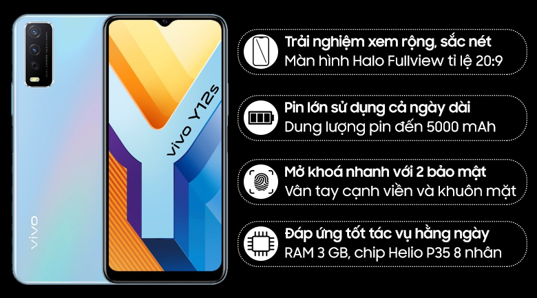 Điện thoại Vivo Y12s (3GB/32GB)