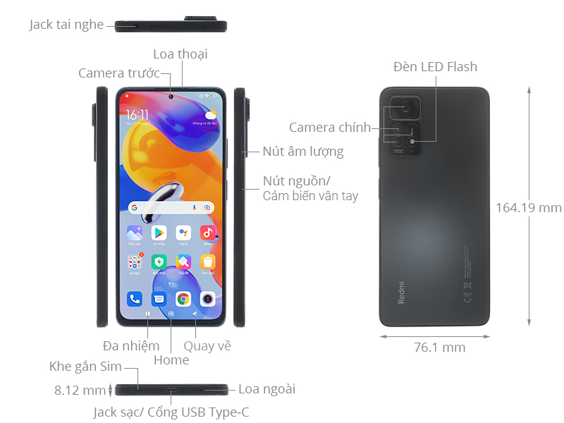 Điện thoại Xiaomi Redmi Note 11 Pro