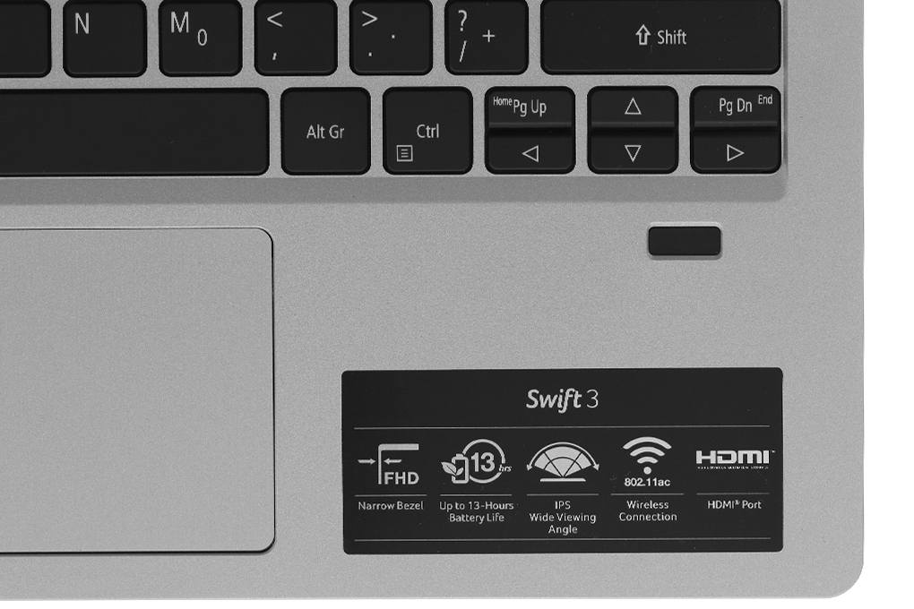 Laptop Acer Swift 3 SF313 51 56UW i5 8250U/8GB/256GB/Win10 (NX.H3ZSV.002)