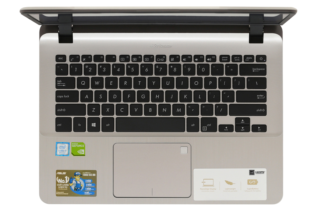 Laptop Asus VivoBook X407UF i7 8550U/4GB/1TB/2GB MX130/Win10 (BV022T) giá tốt