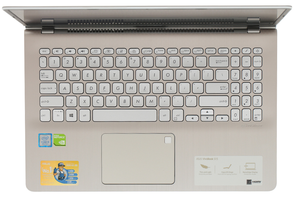 Laptop Asus VivoBook S530FN i5 8265U/4GB/1TB/2GB MX150/Win10 (BQ128T) giá tốt