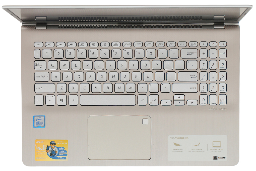 Laptop Asus VivoBook S530FA i3 8145U/4GB/1TB/Win10 (BQ185T) giá tốt