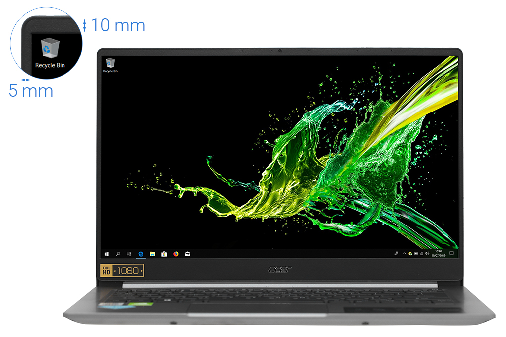 Laptop Acer Swift 3 SF314 57 52GB i5 1035G1/8GB/512GB/Win10 (NX.HJFSV.001) chính hãng