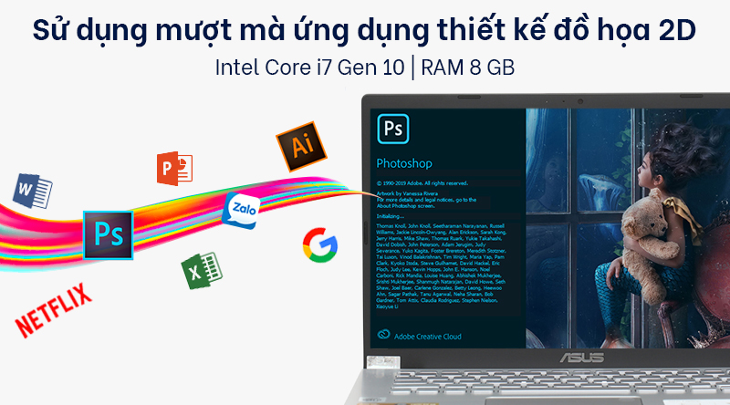 Laptop Asus VivoBook X509JA i7 1065G7/8GB/512GB/Office H&S2019/Win10 (EJ232TS)
