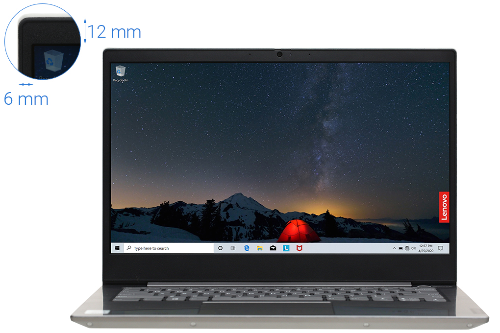 Laptop Lenovo ThinkBook 14IML i3 10110U/4GB/256GB/Win10 (20RV00B7VN) chính hãng