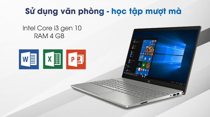 Laptop HP Pavilion 15 cs3010TU i3 1005G1/4GB/256GB/Win10 (8QN78PA)