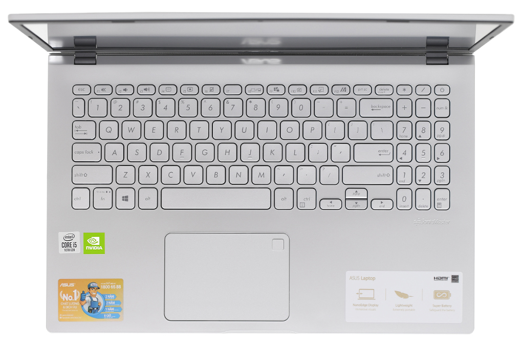 Laptop Asus VivoBook X509JP i5 1035G1/8GB/512GB/2GB MX330/Win10 (EJ023T) giá tốt