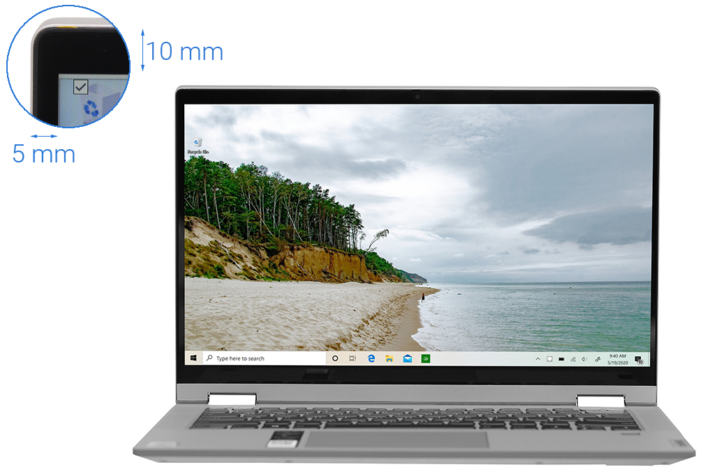 Laptop Lenovo IdeaPad Flex 5 14IIL05 i3 1005G1/8GB/512GB/Win10 (81X1001TVN) chính hãng