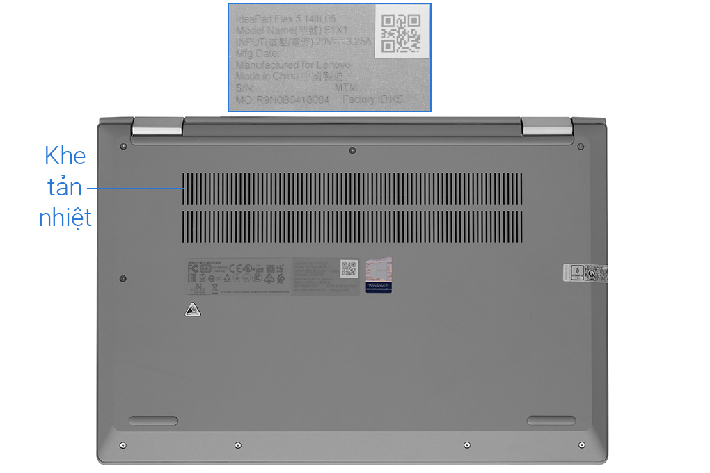 Laptop Lenovo IdeaPad Flex 5 14IIL i5 1035G1/8GB/512GB/Touch/Win10 (81X1001UVN)