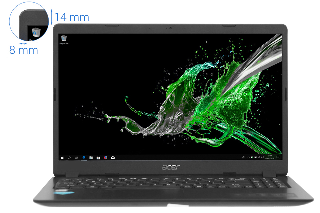 Laptop Acer Aspire A315 56 308N i3 1005G1/4GB/256GB/Win10 (NX.HS5SV.00C) chính hãng